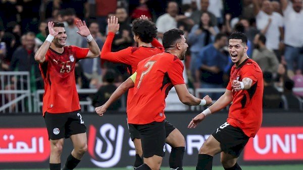 منتخب مصر يفوز على منتخب السعودية برباعية استعدادا لكأس العالم