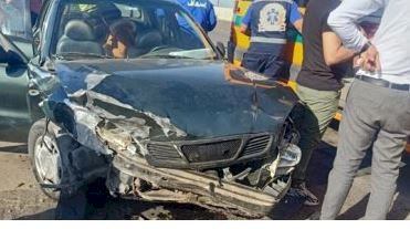 إصابة 6 أشخاص في حادث تصادم سيارتين بأسيوط