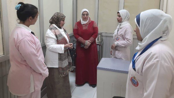 جولة مفاجئة لتمريض بني سويف بمستشفى الرمد