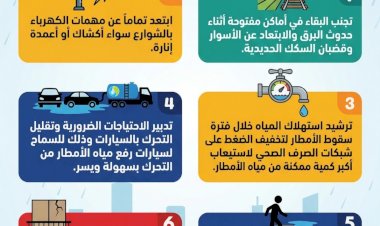 "القابضة للمياه" تناشد بترشيد الاستهلاك خلال سقوط الأمطار