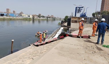 الجهاز التنظيمي والقابضة للمياه: لا تأثير على جودة مياه الشرب نتيجة تسرب بقعة سولار بترعة الإسماعيلية