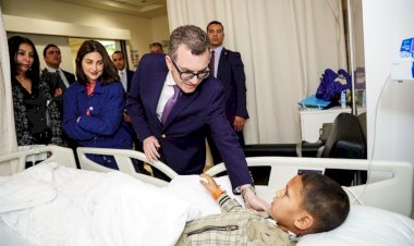 وزير التخطيط والتنمية الاقتصادية يقوم بزيارة تفقدية إلى مستشفى أهل مصر لعلاج الحروق