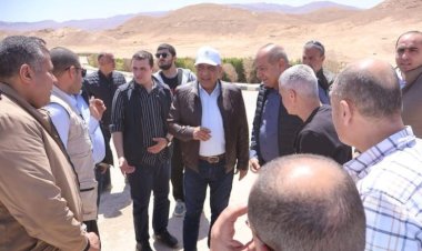 وزيرا النقل والكهرباء في زيارة ميدانية إلى منطقة جبل الجلالة