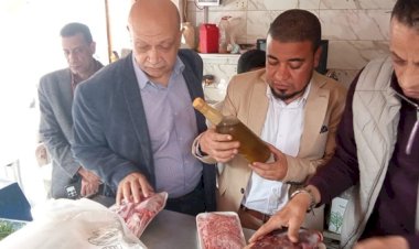 بتكليف من وزير الزراعة.. حملة مكبرة تداهم محلاً انتحل صفة الوزارة لبيع لحوم غير صالحة بالقليوبية