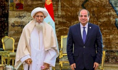 الرئيس عبدالفتاح السيسي يستقبل السلطان مفضل سيف الدين سلطان طائفة البهرة وأنجاله