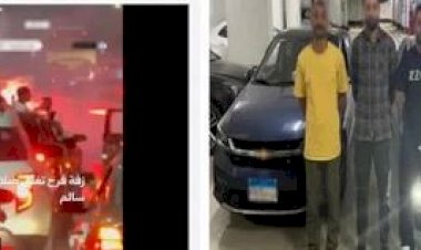 ضبط 3 أشخاص عطلوا المرور بالألعاب النارية