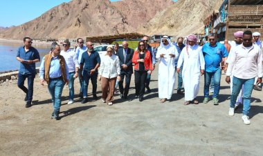 وضع مخطط متكامل لتطوير الخدمات بمنطقة "البلو هول" بمحمية "أبو جالوم" بمدينة دهب بالتعاون مع المجتمع المحلي