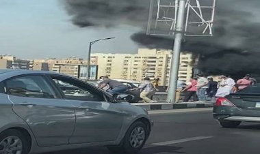 اشتعال حريق بمركز سيارات في مدينة نصر.. والمباحث تحقق لكشف ملابسات الحادث