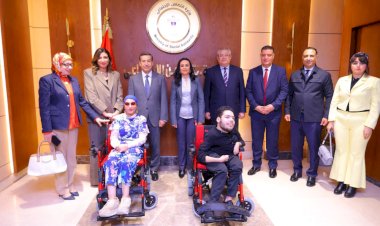 وزارة التضامن الاجتماعي وبنك التعمير والإسكان يشهدان توزيع عدد من الأجهزة التعويضية لطلاب الجامعات من ذوي الإعاقة