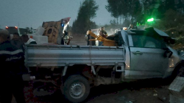 مصرع 8 أشخاص في حادث مروع على طريق «كفر داود – السادات» بالمنوفية
