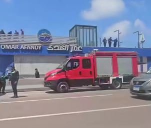 إصابة 3 أشخاص في حريق مدخنة مطعم بسيدي جابر بالإسكندرية