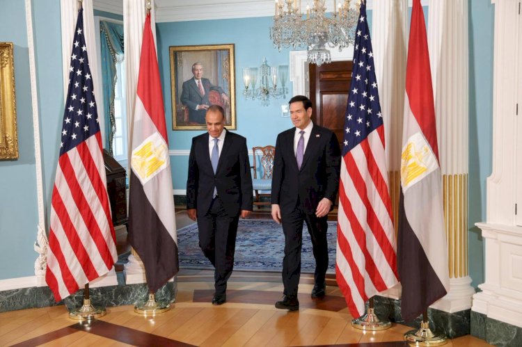 وزير الخارجية يلتقي نظيره الأمريكي بواشنطن لبحث تعزيز الشراكة الاستراتيجية ومستجدات الأوضاع الإقليمية