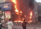 السيطرة على حريق شب في مول تجاري بالعبور