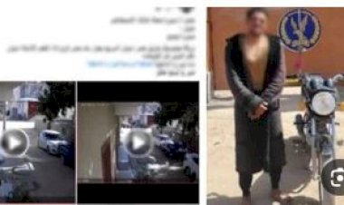 كاميرات المراقبة تكشف لص نصر النوبة.. سقوط مسجل خطر سرق دراجة نارية