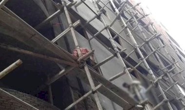 مصرع عاملين سقطا من أعلى سقالة بأحد العقارات ببنى سويف