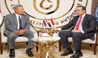 رئيس هيئة الرعاية الصحية يستقبل سفير تايلاند بالقاهرة لبحث شراكات استراتيجية في التغطية الصحية الشاملة