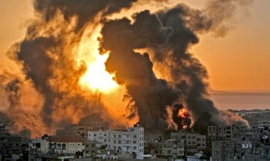 10 شهداء بينهم أطفال في غارة إسرائيلية على شارع عمر المختار بمدينة غزة
