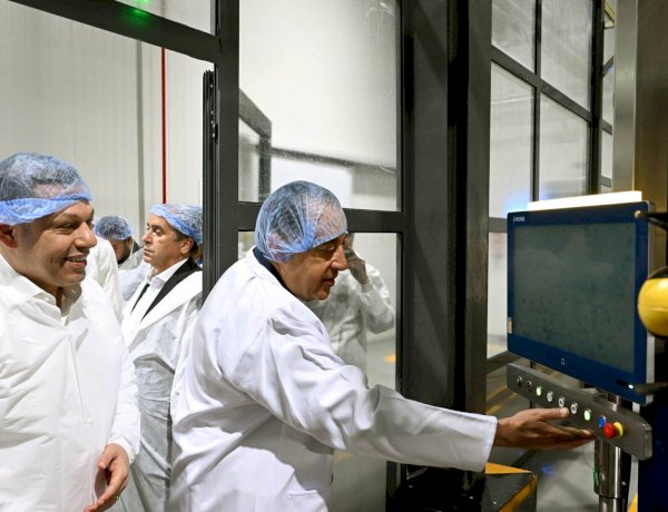 رئيس الوزراء يفتتح المصنع الجديد لشركة "ڤيتاليتي" للصناعة والتجارة المالكة للعلامة التجارية V seven وV cola