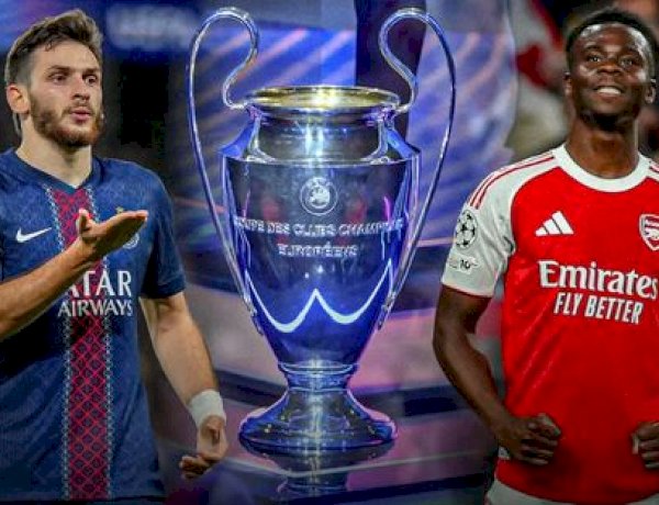التشكيل الرسمي لنهائي دوري أبطال أوروبا بين باريس سان جيرمان ضد أرسنال