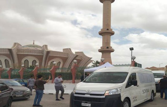 تشييع جثمان الراحلة سهير زكى من مسجد الشرطة بحضور المقربين