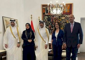 وزيرة الثقافة تستقبل سفير قطر بالقاهرة وتبحث سبل تعزيز التعاون الثقافي بين البلدين