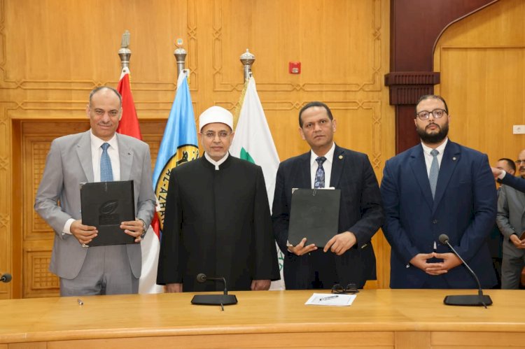 "البريد المصري" و"جامعة الأزهر" يوقّعان بروتوكول تعاون.. لتقديم خدمات مالية وبريدية متكاملة لطلاب جامعة الأزهر والعاملين