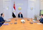 الرئيس السيسي يجتمع مع رئيس الوزراء ووزير الصحة