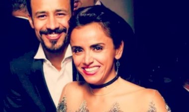 أحمد داود يحتفل بعرض فيلم الكراش وزوجته علا رشدي تدعمه