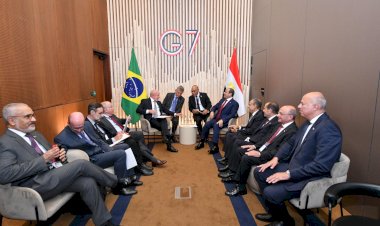 الرئيس السيسي يلتقي رئيس البرازيل الاتحادية على هامش قمة مجموعة السبع