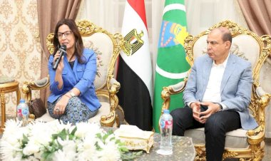 وزيرة الثقافة ومحافظ المنيا يبحثان تطوير البنية التحتية للمواقع الثقافية بالمحافظة