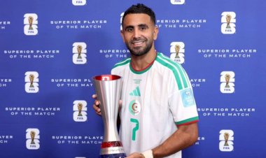 رياض محرز يحصد جائزة أفضل لاعب فى مباراة الجزائر والنمسا بكأس العالم 2026