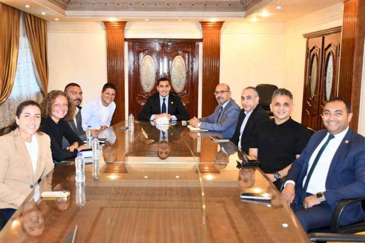 وزير الشباب والرياضة يبحث مع رئيس شركة "I events" ترتيبات عدد من الفعاليات الرياضية المقبلة