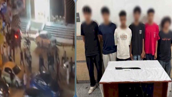 القبص على 6 أشخاص تشاجروا بسلاح أبيض بالجيزة