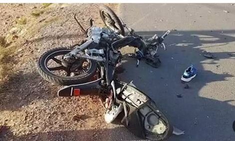 إصابة شاب فى حادث تصادم دراجة نارية وسيارة بقنا