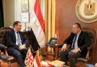 وزير التعليم العالي يبحث سبل تعزيز التعاون مع سفير بريطانيا