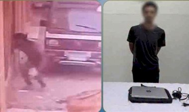 ضبط جامع قمامة سرق لاب توب من أحد الأشخاص في بني سويف