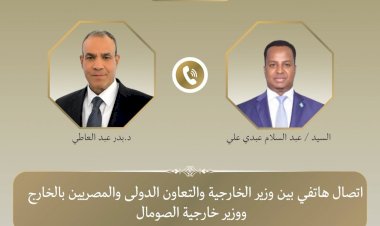 وزير الخارجية يبحث مع نظيره الصومالي العلاقات الثنائية وتطورات الأوضاع في القرن الأفريقي