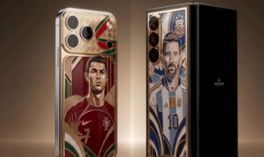 لعشاق كأس العالم.. كافيار تطلق هواتف فاخرة بصور رونالدو وميسي