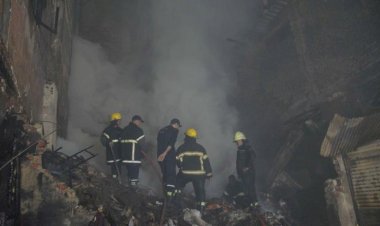 الحماية المدنية بالقليوبية تسيطر على حريق بمصنع غزل ونسيج بشبرا الخيمة