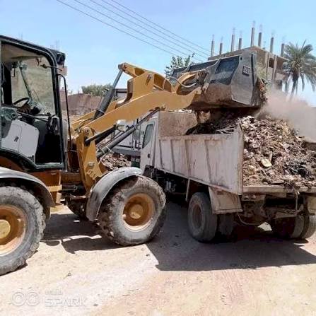 رفع 50 طنا من القمامة والمخلفات الصلبة والأتربة بحى غرب سوهاج