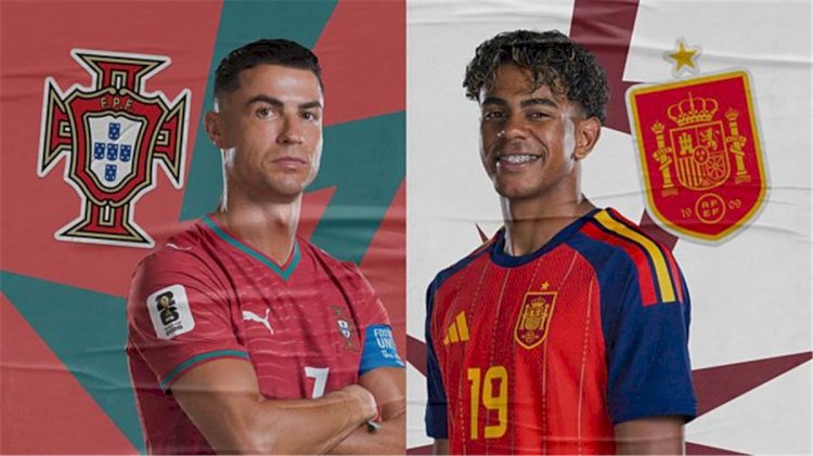 موعد والقنوات الناقلة لمباراة البرتغال وإسبانيا اليوم في كأس العالم.. والمعلقين