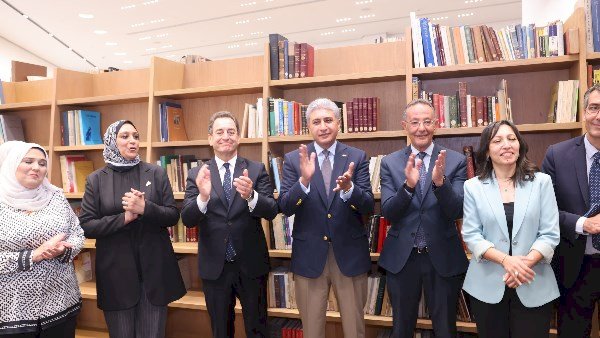 افتتاح مكتبة المتحف المصري الكبير
