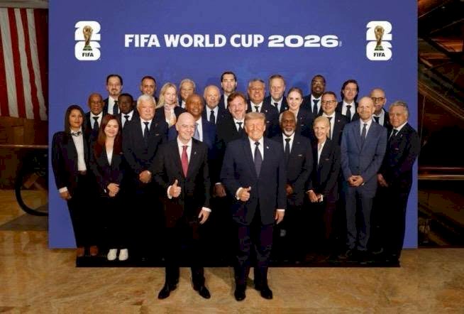 ترامب يستقبل أعضاء مجلس الفيفا بحضور هانى أبوريدة