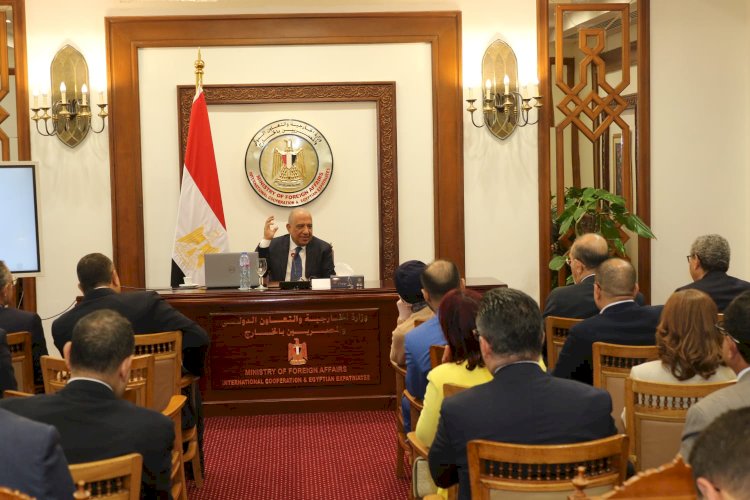وزير الكهرباء يلتقي برؤساء البعثات الدبلوماسية والقنصلية بالخارج ويطرح مجالات العمل المشترك والتعاون