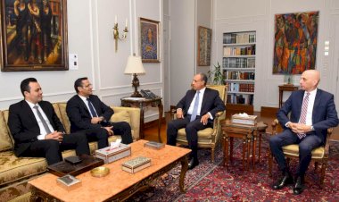 وزير الخارجية يستقبل نقيب الصحفيين ويشيد بالدور الوطني للصحافة المصرية