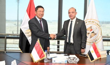 وزير الاستثمار والتجارة يبحث مع سفير سنغافورة تعزيز التعاون الاستثماري والتجاري