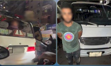 ضبط سائق عطل الحركة المرورية وتعدي علي شخص بالسب في القاهرة