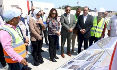 وزيرة التنمية المحلية ومحافظ القليوبية يفتتحان وحدة احتجاز المضبوطات ومركبات التكهين بالخانكة