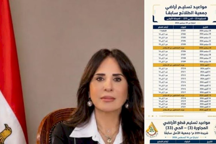 الإسكان .. الأحد تسليم أراضي «الأمل والطلائع» للمواطنين في العبور الجديدة
