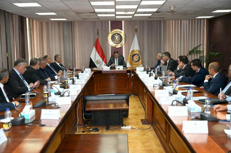 وزير الصناعة يبحث مع اتحاد الصناعات المصرية وممثلي شعبة الصناعات المغذية لصناعة السيارات
